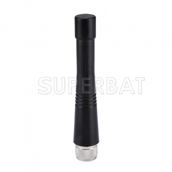 VHF/UHF 433Mhz SMA Male  Small Flexible Stubby Replacement Handheld Ham Radio Antenna