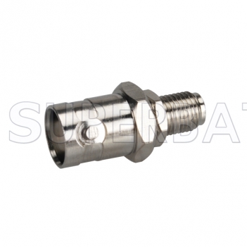 RF Coaxial Coax Handheld Radio Antenna Adapter SMA Female Bulkhead to BNC Female Straight Connector Adaptor for Baofeng UV 5R QUANSHENG TYT