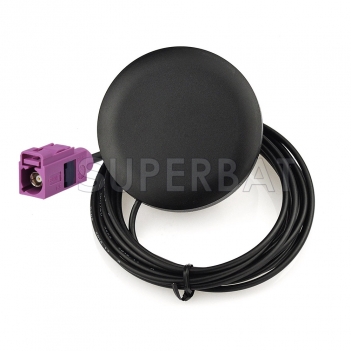 Superbat Car AUTO Satellite Radio Antenna Fakra Violet H Jack for Sirius XM Radio Stystem