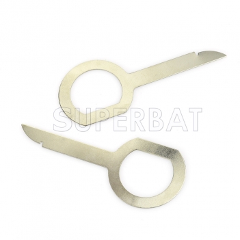 2PCS Car Radio Stereo Removal Release Tool Key For VW Audi A4 A6 A8 Benz New