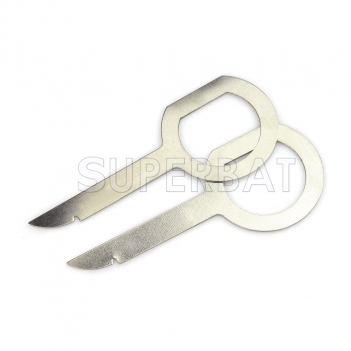 2PCS Car Radio Stereo Removal Release Tool Key For VW Audi A4 A6 A8 Benz New