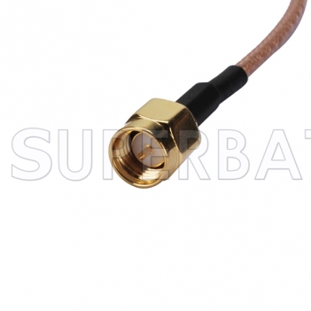 MMCX right angle plug to SMA straight plug with RG316 cable