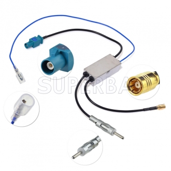 FM/AM to DAB+/FM/AM car radio aerial converter/splitter/Amplifier for C-KO DAB