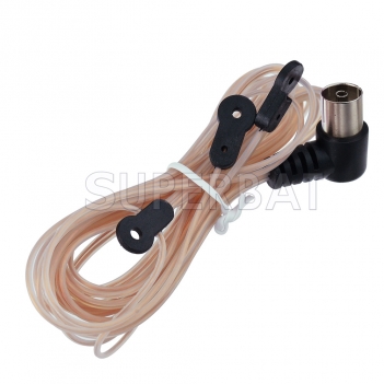 Indoor FM Dipole Antenna Copper Aerial-HD Radio Female Pal Connector 75 Ohm for Stereo Receiver