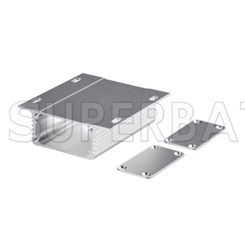 Silver Color Aluminum Enclosure Case Tube with Flange 71mm*25mm*80mm（W*H*L）
