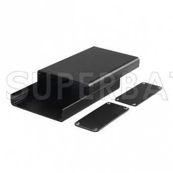 Black Color Aluminum Enclosure Case Split Body 50mm*20mm*80mm（W*H*L）