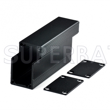 Black Color Aluminum Enclosure Case Tube 40mm*25mm*80mm（W*H*L）