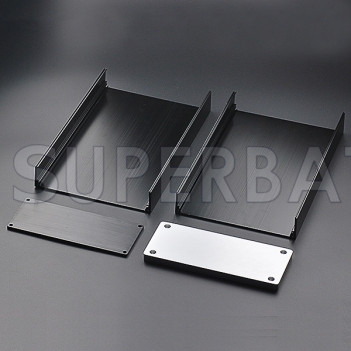 Aluminum Enclosure Case Amplifier 125mm*51mm*200mm（W*H*L）