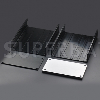 Aluminum Enclosure Case Amplifier 145mm*82mm*200mm（W*H*L）