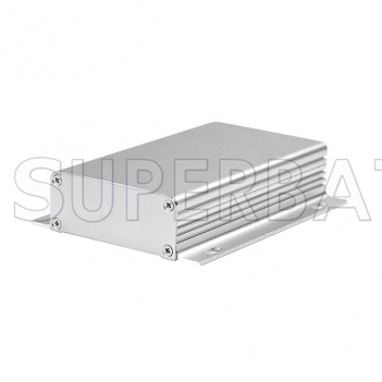 Aluminum Enclosure Case Split Body with Flange 62mm*25mm*110mm（W*H*L）