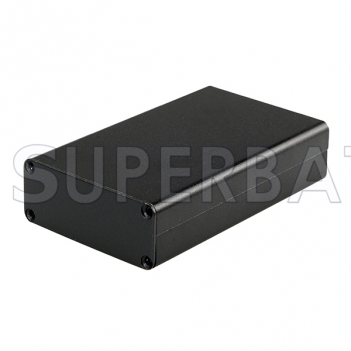 Black Color Aluminum Enclosure Case Split Body 50mm*20mm*80mm（W*H*L）