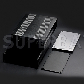 Aluminum Enclosure Case Amplifier 145mm*82mm*200mm（W*H*L）