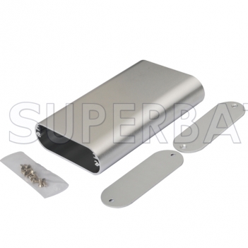 Aluminum Enclosure Case Tube 70mm*24mm*110mm（W*H*L）