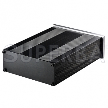 Aluminum Enclosure Case Amplifier 145mm*54mm*200mm（W*H*L）