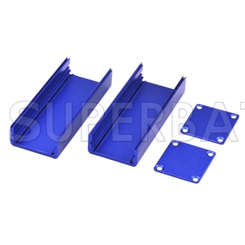 Blue Color Aluminum Enclosure Case Split Body 32mm*29mm*80mm（W*H*L）