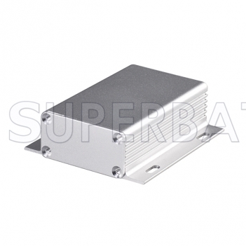 Silver Color Aluminum Enclosure Case Tube with Flange 71mm*25mm*80mm（W*H*L）