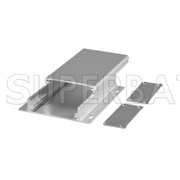 Aluminum Enclosure Case Split Body with Flange 62mm*25mm*110mm（W*H*L）