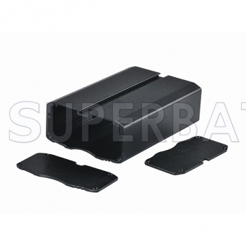 Black Color Aluminum Enclosure Case Tube 53mm*26mm*80mm（W*H*L）