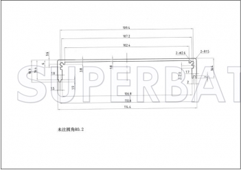 Aluminum Enclosure Split Body 114mm*33mm*160mm (W*H*L)