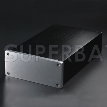 Aluminum Enclosure Case Amplifier 125mm*51mm*200mm（W*H*L）