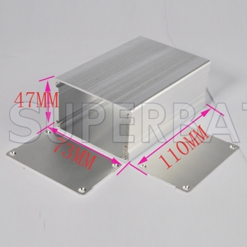 Aluminum Enclosure Case Split Body 73mm*47mm*110mm（W*H*L）