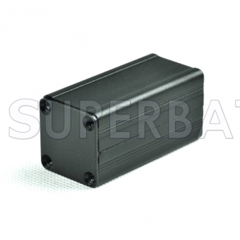 Black Color Aluminum Enclosure Case Split Body 25mm*25mm*50mm（W*H*L）