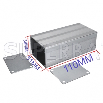 Aluminum Enclosure Case Split Body 51mm*38mm*110mm（W*H*L）