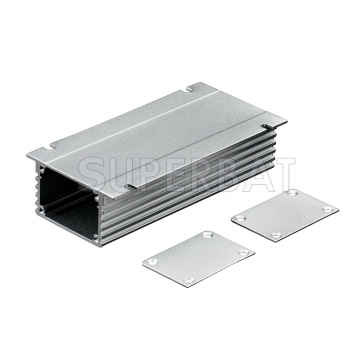 Aluminum Enclosure Case Tube with Flange 43mm*28mm*110mm（W*H*L）