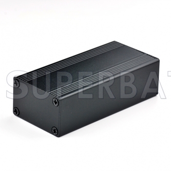 Black Color Aluminum Enclosure Case Tube 40mm*25mm*80mm（W*H*L）