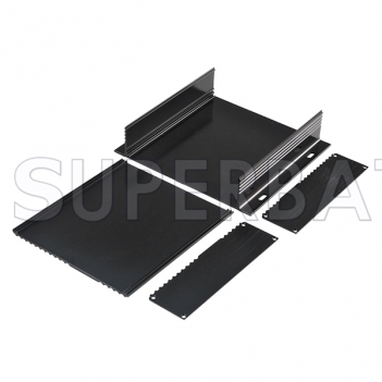 Aluminum Enclosure Case Split Body with Flange 150mm*168mm*41mm（L*W*H）