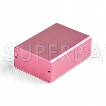 Red Color Aluminum Enclosure Case Tube 44mm*23mm*60mm（W*H*L）