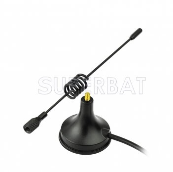 3dbi 433Mhz FM/AM Radio Walkie Talkies Antenna SMA Male Connector with Magnetic Base 3m Cable for Wouxun BaoFeng TYT