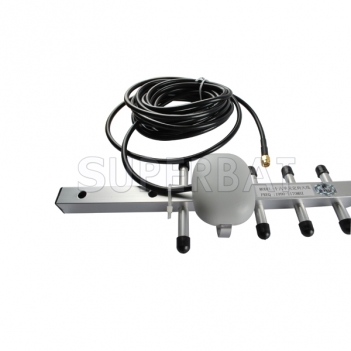 1990-2170MHz  16dbi 3G 2100Mhz Yagi Directional Antenna RP SMA For 3G wireless