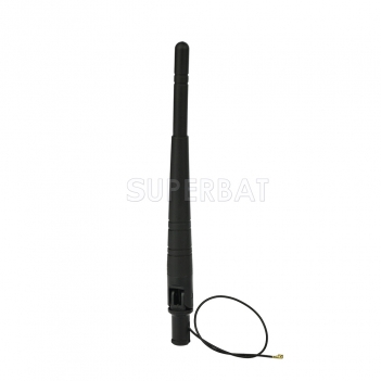 2.4GHz 5dBi Omni WIFI Antenna aerial with extended cable 15cm IPX/u.fl end