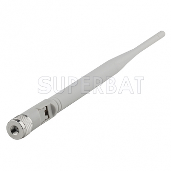 5GHz omni directional 5dBi gain RP-SMA plug Connector WHITE color
