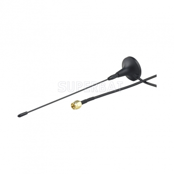 Antenna 433Mhz,3dbi SMA Plug straight with Magnetic base for Ham