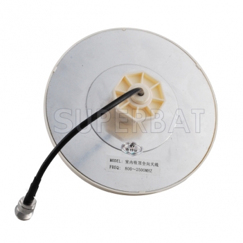 800-2500MHz GSM/GPRS/EDGE/UMTS/HSPA/CDMA/3G Ceiling Antenna 3dBi