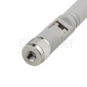 5GHz omni directional 5dBi gain RP-SMA plug Connector WHITE color
