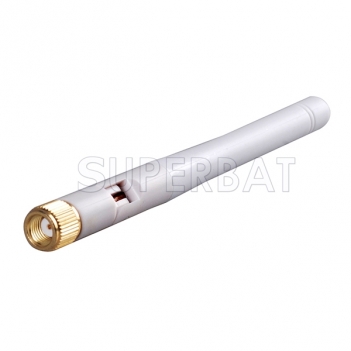 2.4GHz 3dBi Omni WIFI Antenna RP-SMA male plug for wireless router D-Link white