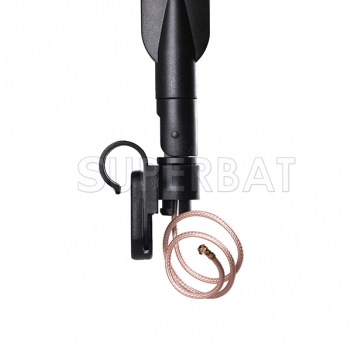 5.8GHz 5dBi Clip Antenna with cable 20cm IPX end Connector for Wireless device