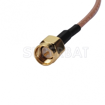 GSM Antenna 2 dbi 824 -960Mhz 1710-1990Mhz SMA connector 3m cable RG174 New