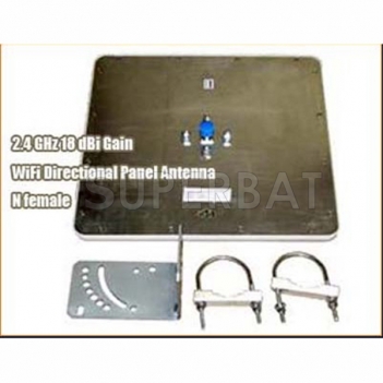 2.4GHz 18dBi WiFi Directional Panel Antenna N female