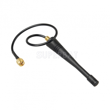 New 868Mhz Antenna 2dbi with Extension cable RG174 21.5cm SMA plug Straight for Ham radio