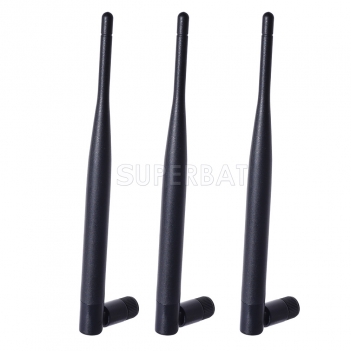 3pcs 6dBi 2.4GHz 5GHz 5.8GHz Dual Band WiFi RP-SMA Antenna for Netgear R6400-100NAS AC1750 R6050 AC750 JCG JYRN4
