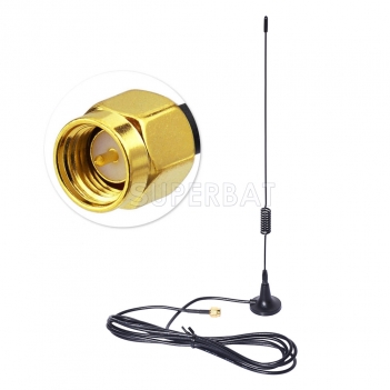 4G LTE 5dBi Booster 700-2600MHZ antenna strong magnetic base SMA male Connector