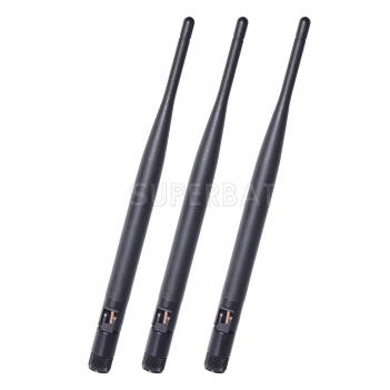 3pcs 6dBi 2.4GHz 5GHz 5.8GHz Dual Band WiFi RP-SMA Antenna for Netgear R6400-100NAS AC1750 R6050 AC750 JCG JYRN4