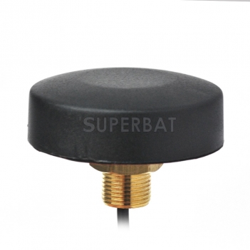 Superbat GPS  Antenna Thru Hole Screw Mount SMA Connector for Car Truck RV GPS Navigation Head Unit