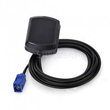 Superbat Fakra C Jack GPS Antenna Aerial Connector Cable for VW AUDI BMW Benz GPS Navigation System
