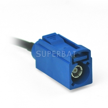 Superbat Fakra C Jack GPS Antenna Aerial Connector Cable for VW AUDI BMW Benz GPS Navigation System