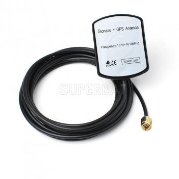 Glonass+GPS Antenna SMA 1574MHZ-1610MHz 3M  Active Antenna GA30